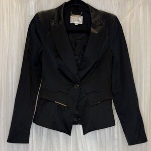Vero Moda Elegant Black Blazer with Shoulder Pads